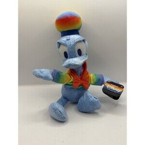 Disney Rainbow Collection Donald Duck 2022 Stuffed Toy 10 Inch X 7 Inch With Tag